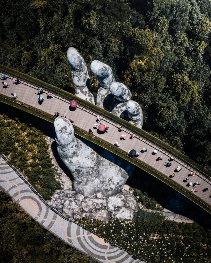 aerial view of cars on the road during the day